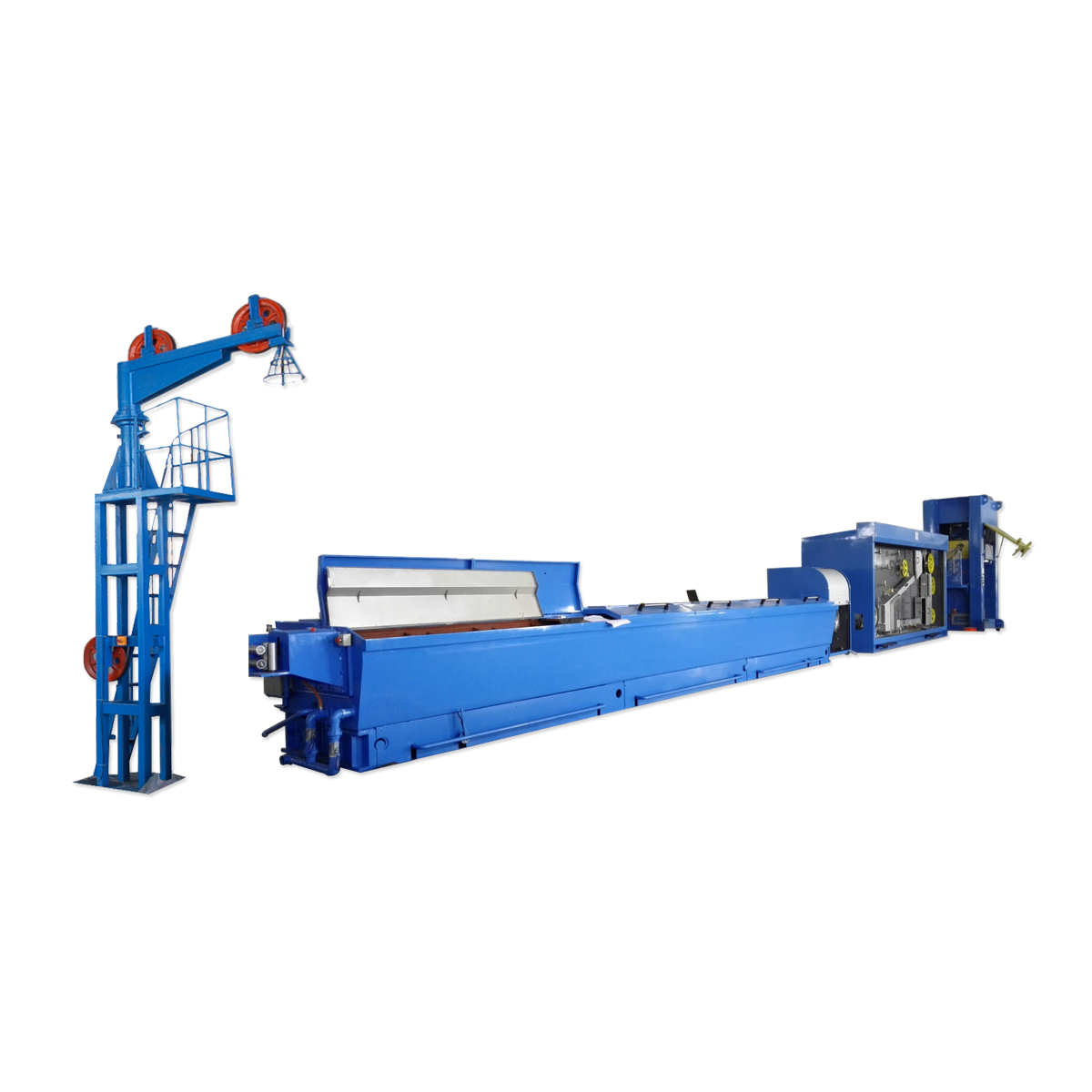 LHD450-13DT-AL آلة انهيار قضبان الألومنيوم مع التلدين عبر الإنترنت